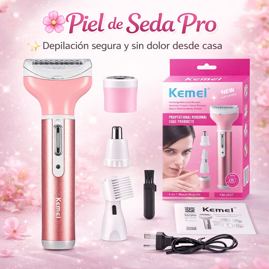 Depiladora Facial & Corporal 4 en 1